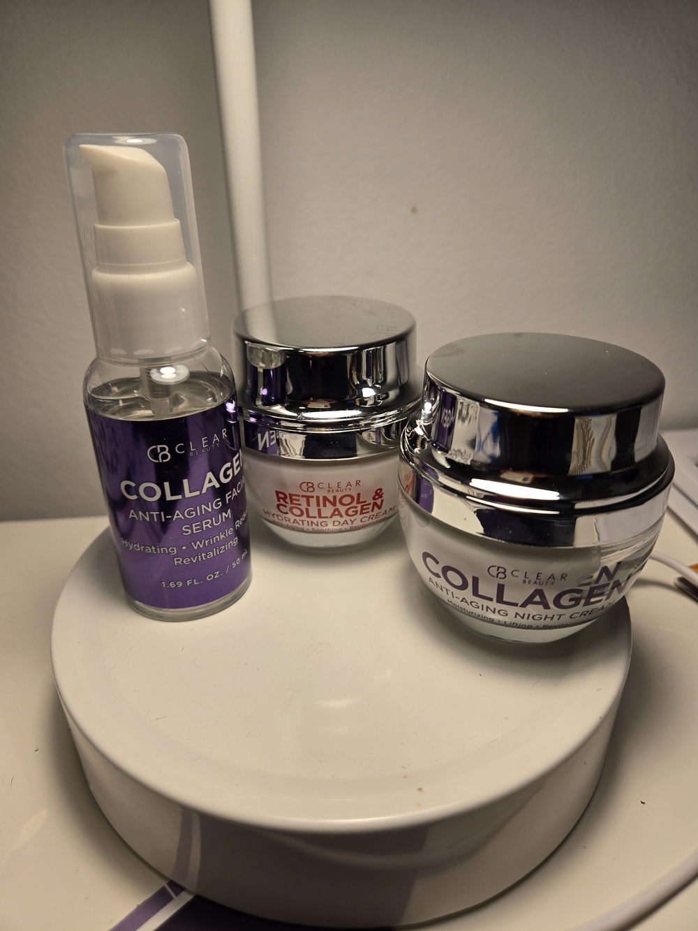 NEW Korean Collagen, Retinol & Serum 3 Piece Set Anti-Aging Set -